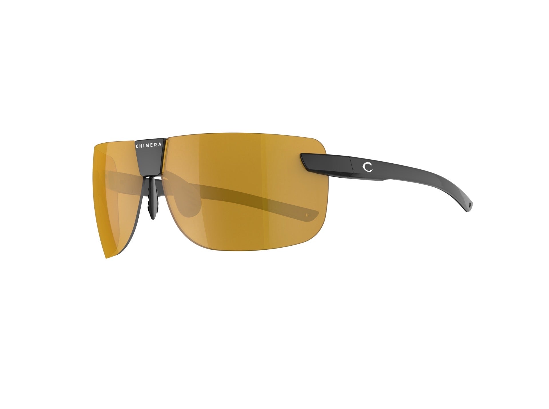 Chimera Sunglasses T1 Gloss Black / Gold Mirror
